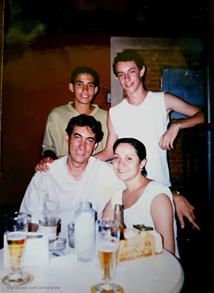 Tuti, Bruno, Valéria e Júlio Bráulio