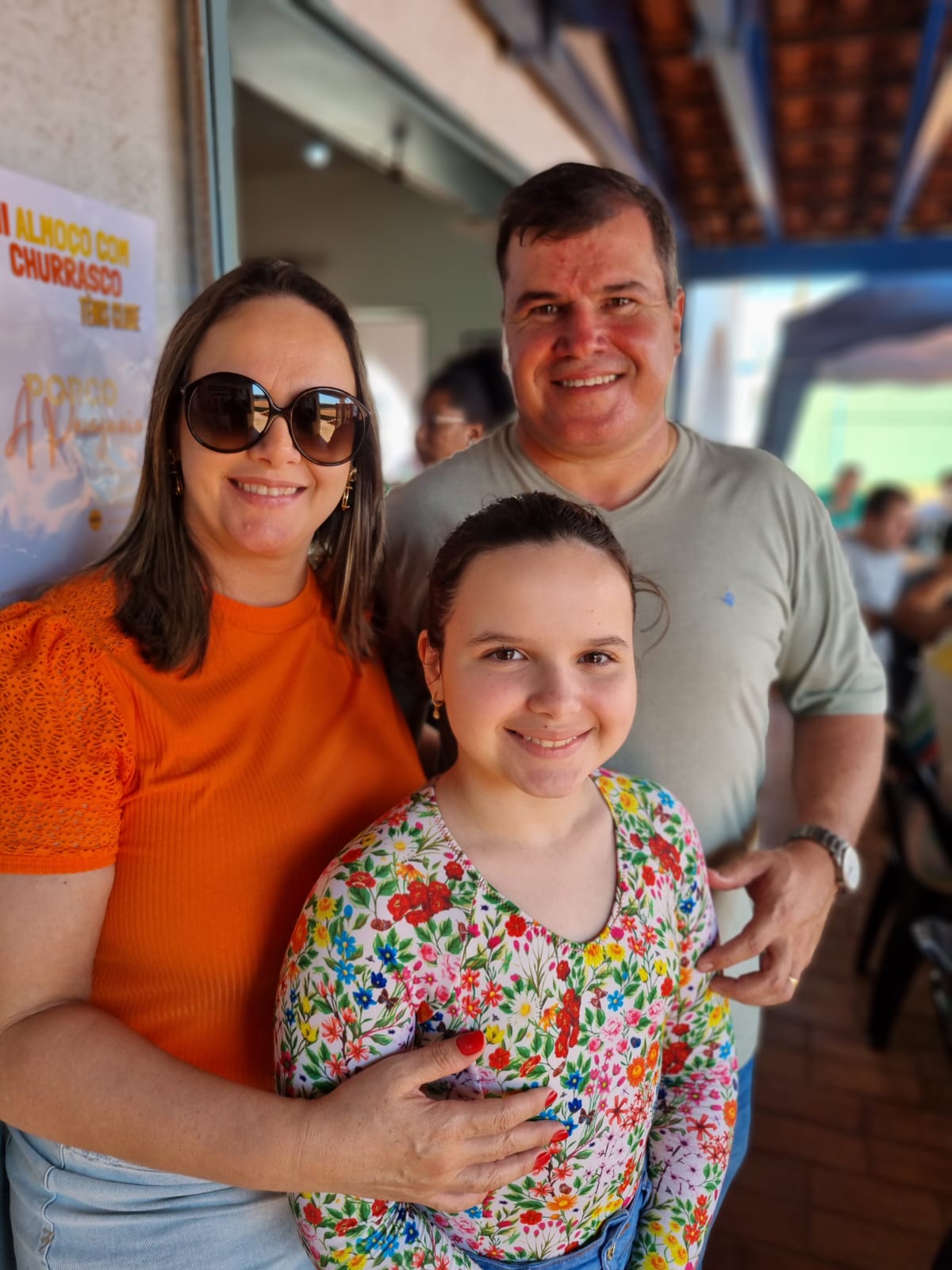 Maria Fernanda, Valkiria e Manoel Vicente Faria