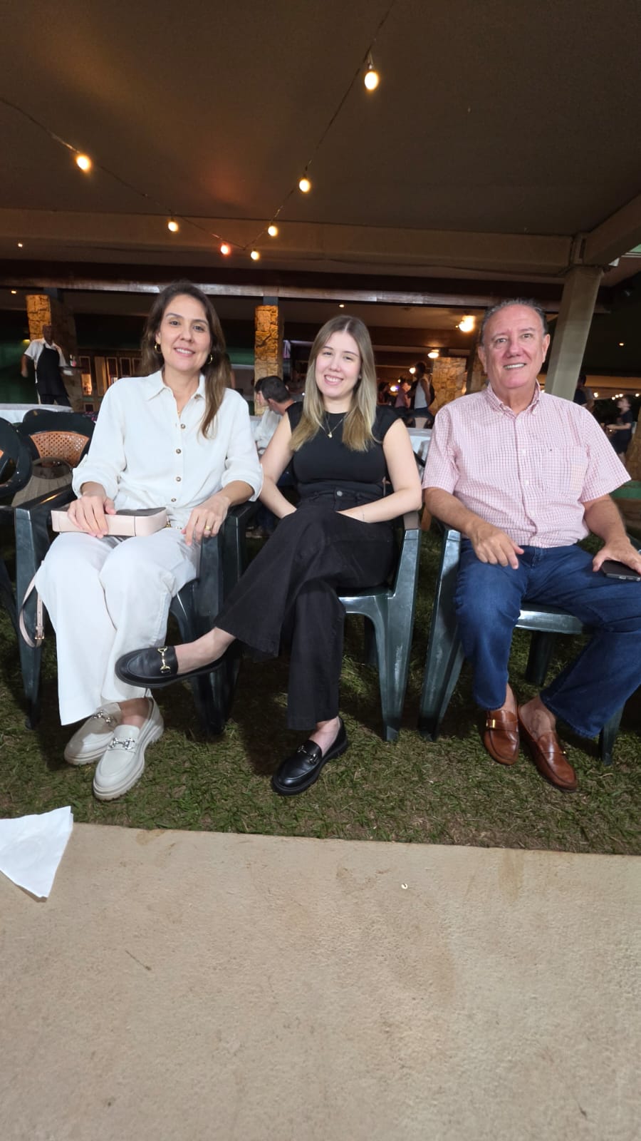 Fernanda, Gabriela e Paulo Scanavez