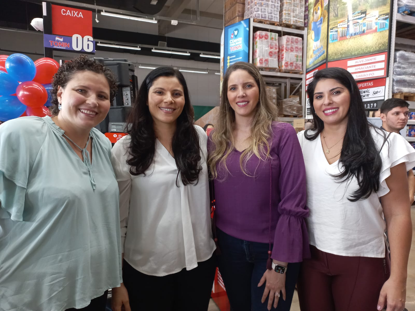Filhas de Luiz Antônio, Ana Luiza Tonin, Elisa Tonin Alvarenga, Lídia Tonin, Lilian Tonin