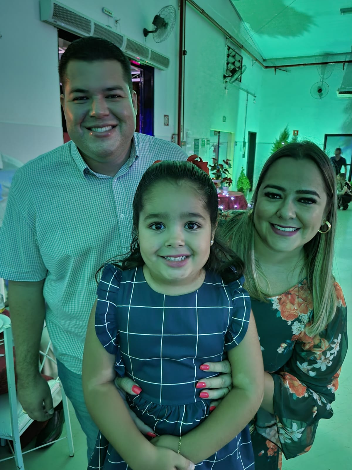 Maria  Clara, Marley  e Walter Martins  Junior