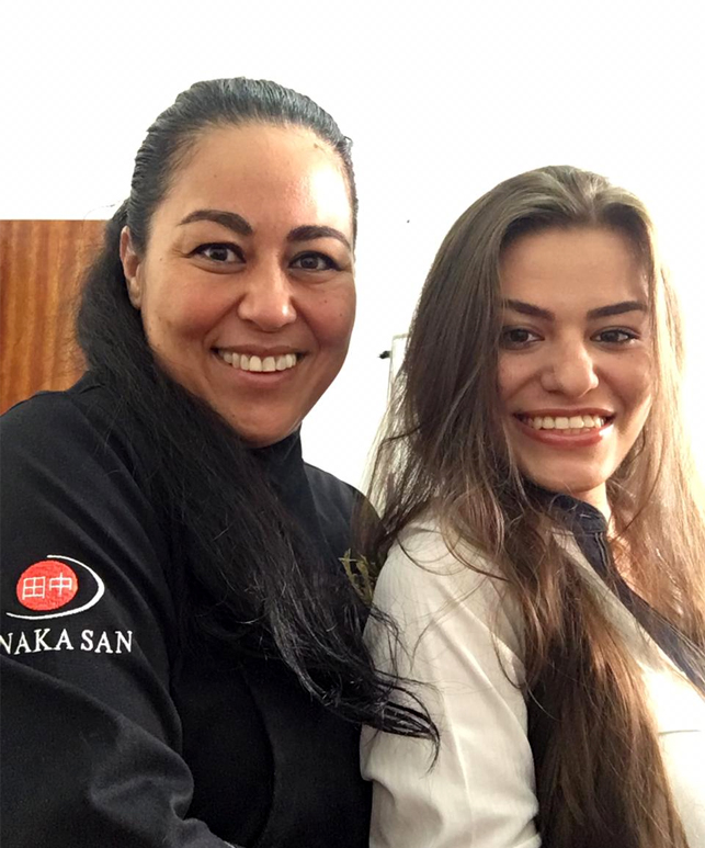 Mariana Tanaka e Karem Tanaka
