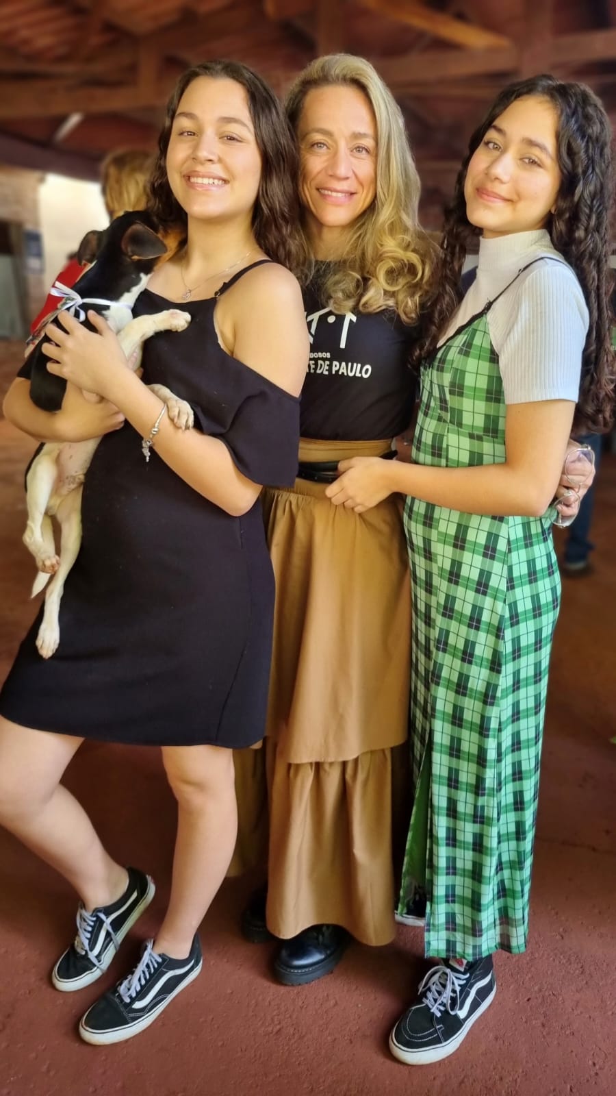 Ester, Anna e Erika Teixeira Leite