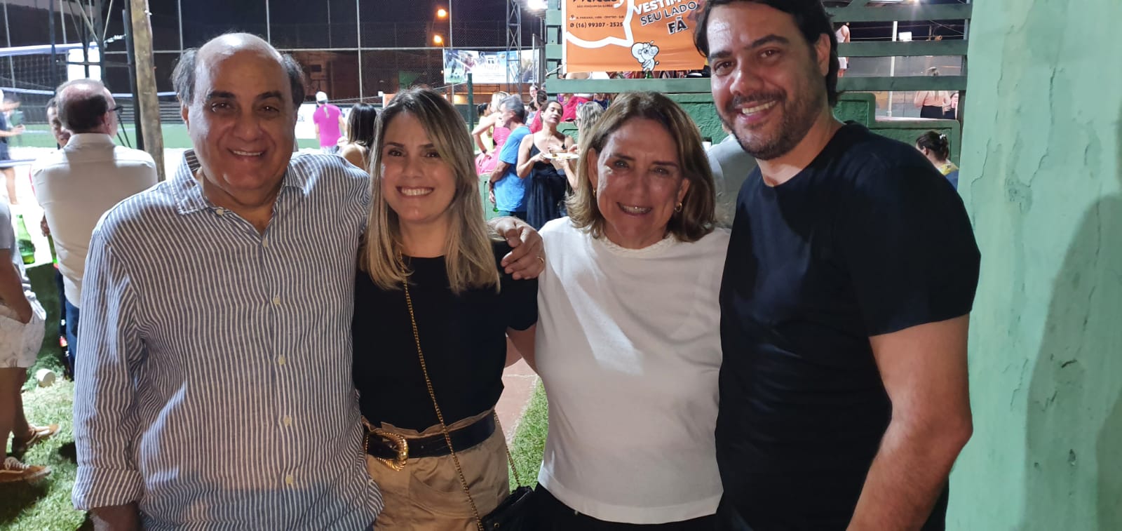 Antônio Nader, Fernanda Canova, Vera Nader, Hernani Canova