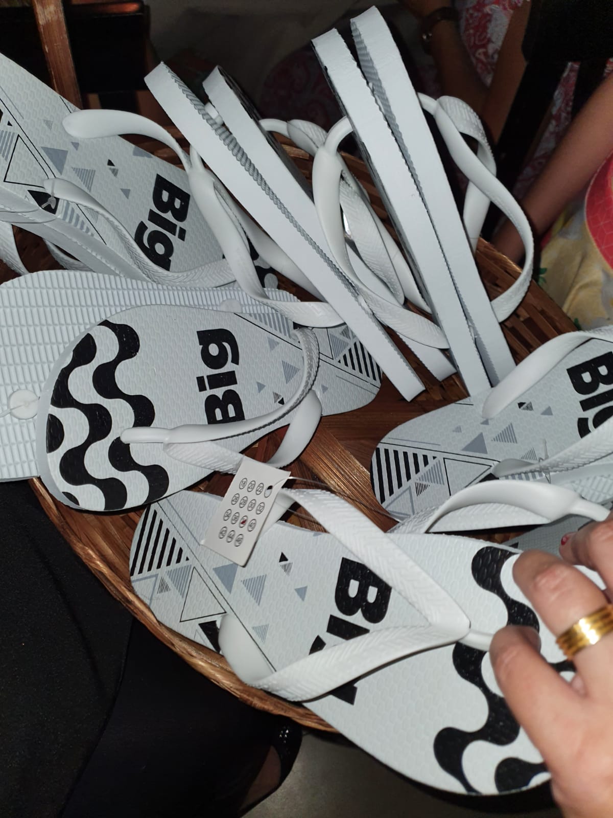 as sandálias aconchegantes