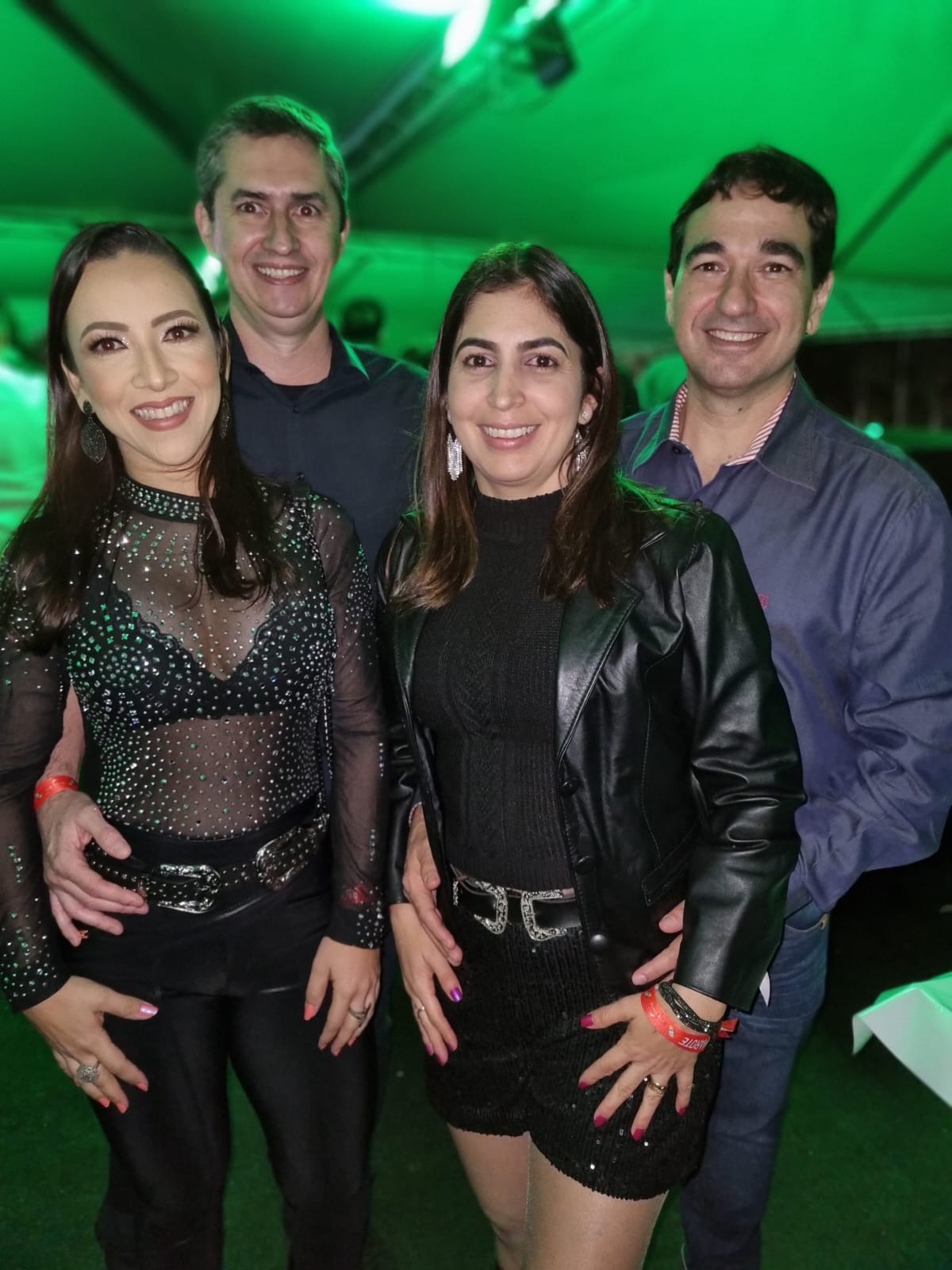 Simone e Antônio Buranello, Fernanda e Gustavo Tazinaffo