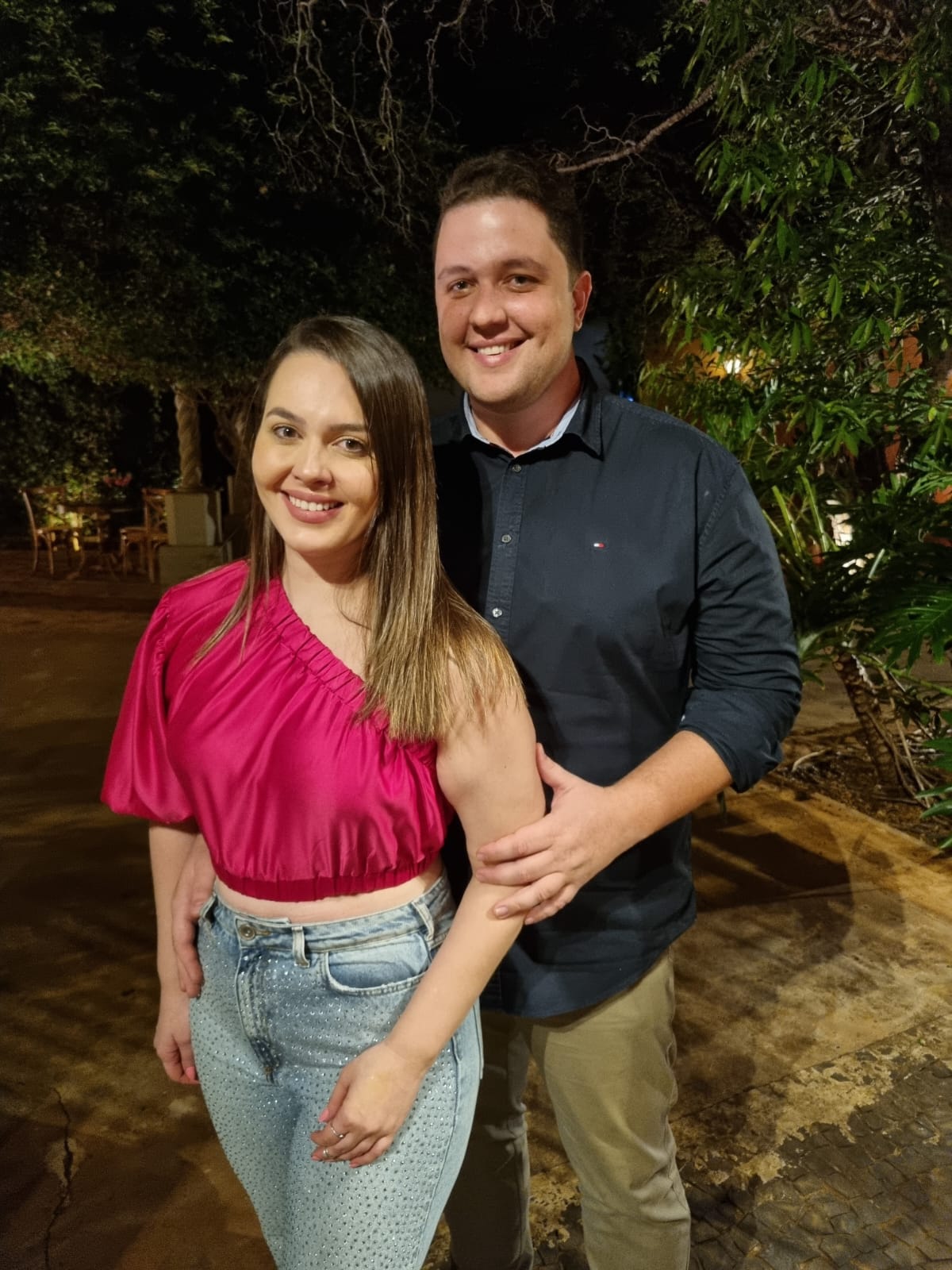 Caroline e Márcio Favero