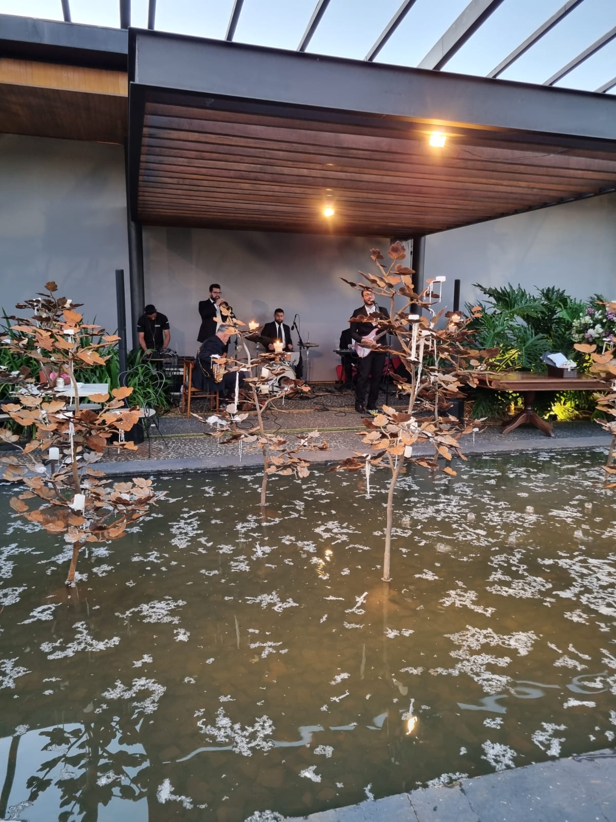 A banda que animou os jardins do Espaço Golf