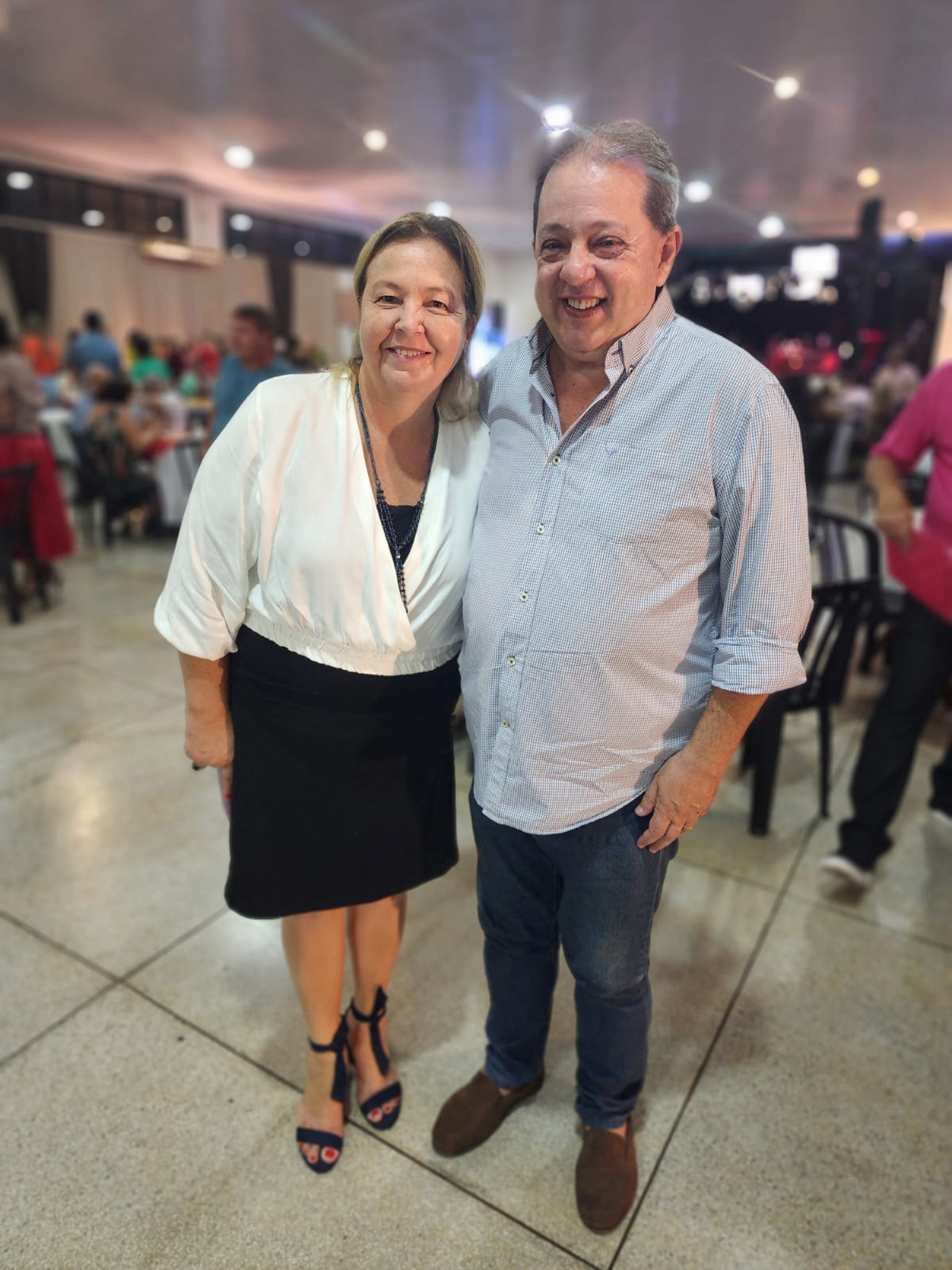 Lessandra e Junior Jabur