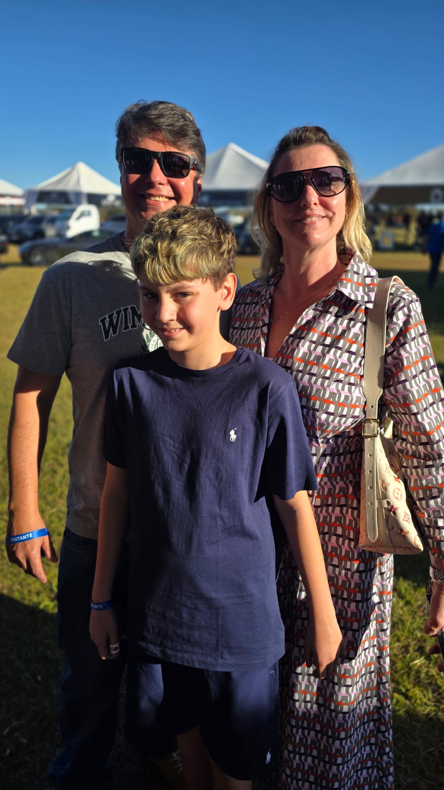 Antônio, Ana Maria e Stephane  Malheiro  Launay