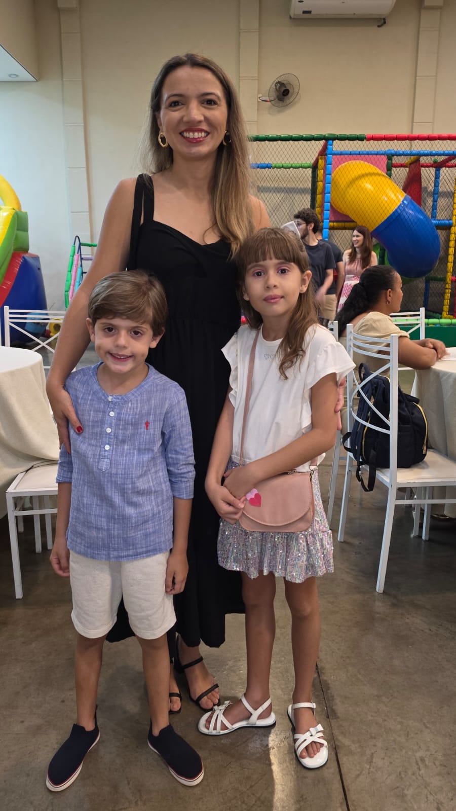 Heitor, Maria  e Alessandra   Bergamo