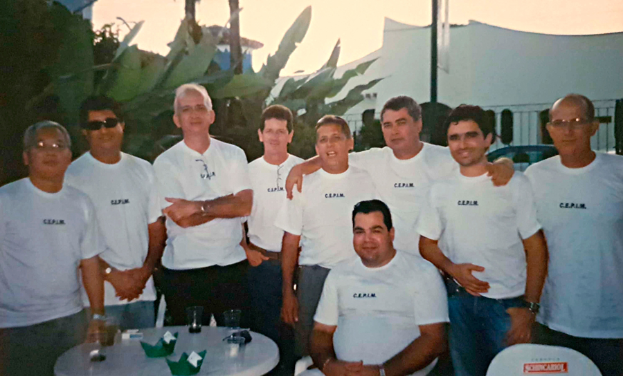 Ataliba Ide, Barbinha Chaul, Fernando Reis, Cláudio Jatoba, Amauri Colombini, Japa Siqueira, Serginho Barbosa, José Luiz Chufalo, Walter Martins