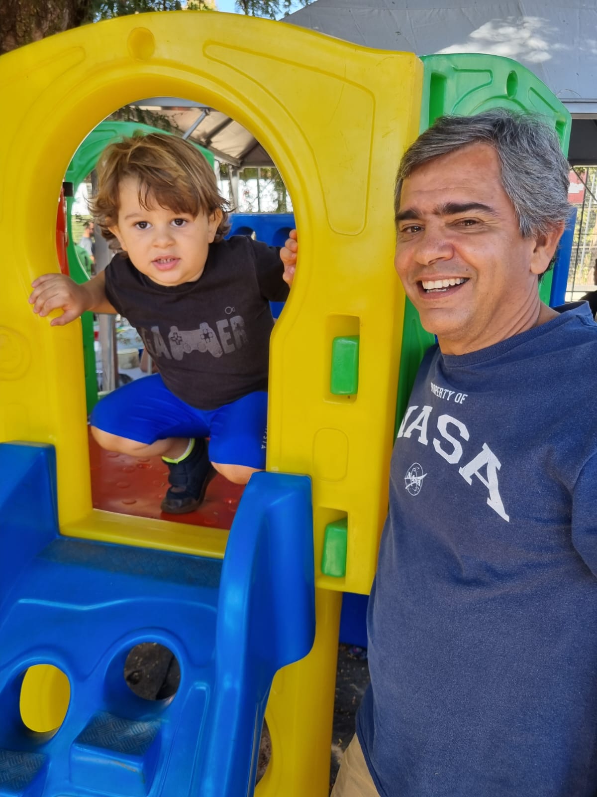 Antônio Costa com Luiz Carlos Deienno