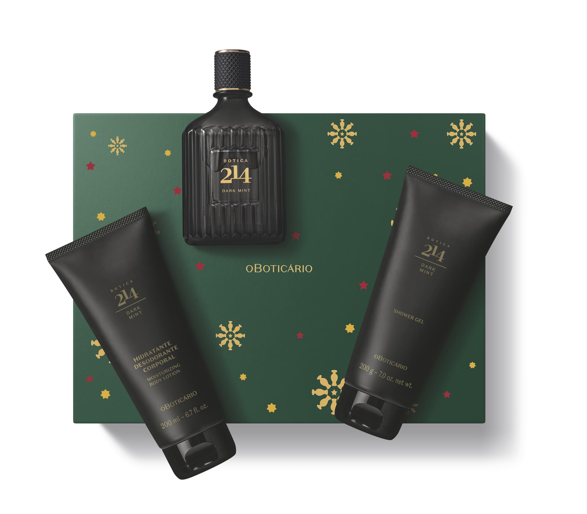 Kit Presente Natal Botica 214 Dark Mint (3 itens) – R$ 242,90