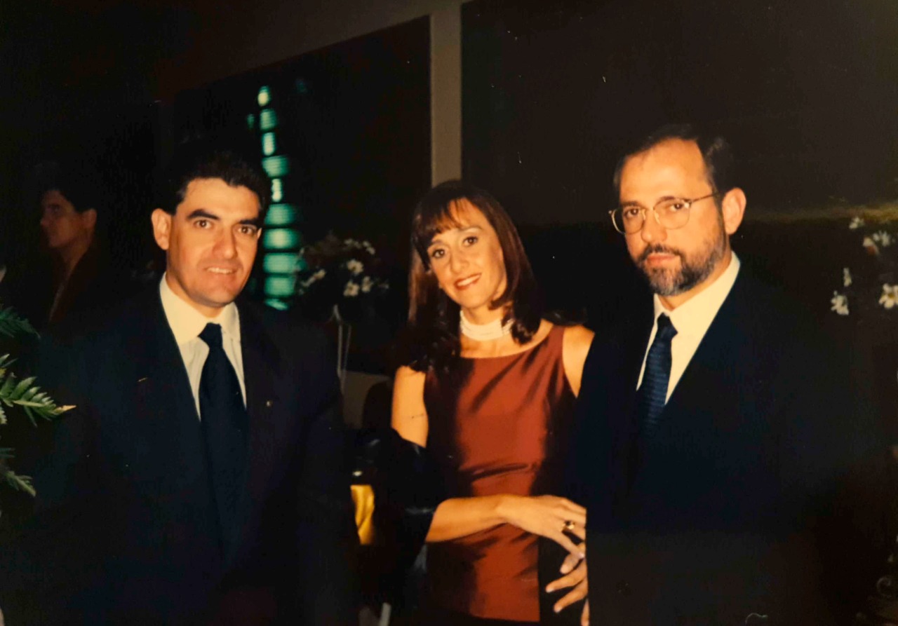 Duarte Nogueira,  Luciana e Jorge  Sandrin