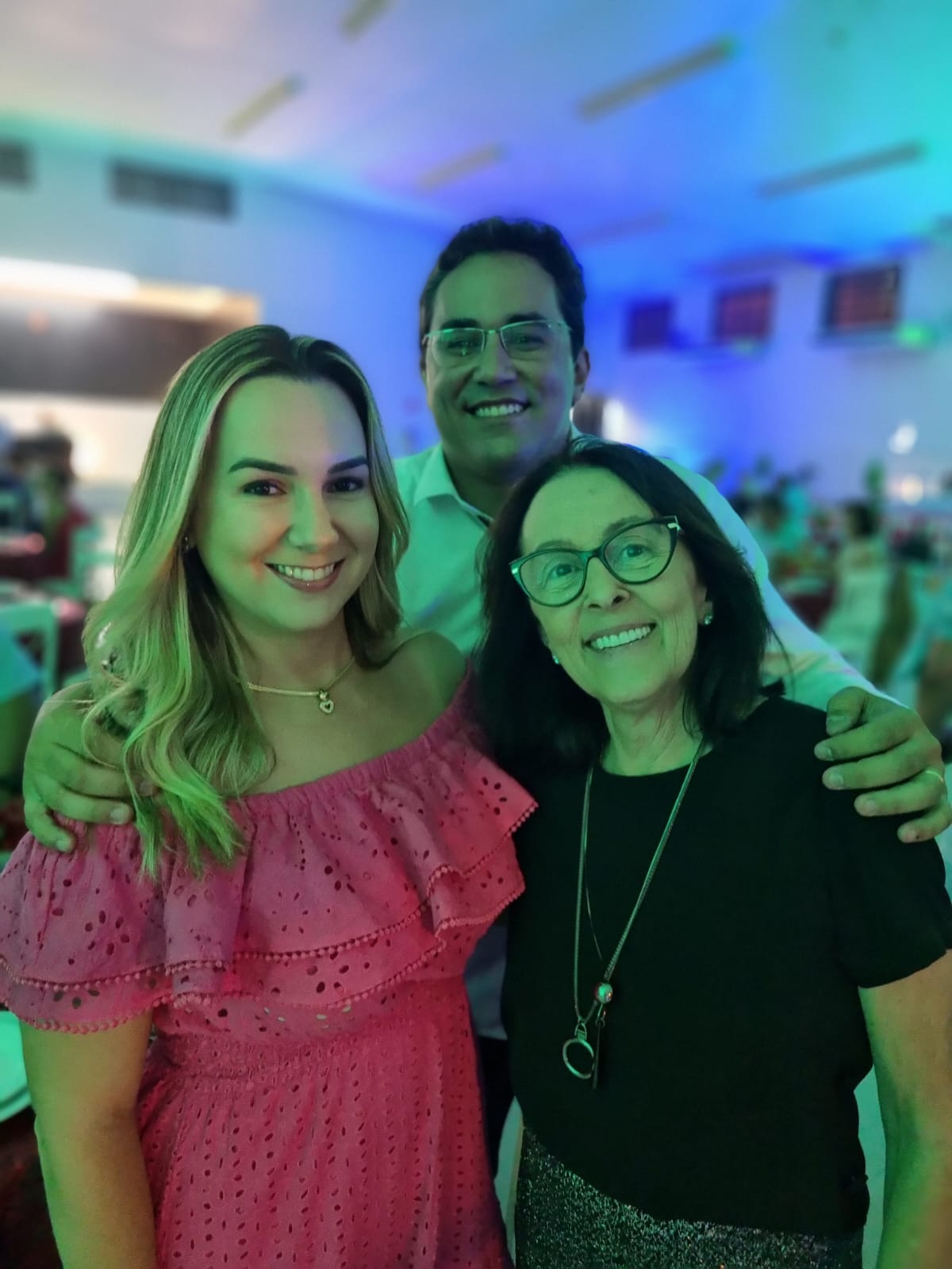 Rita,  Rafaela  e Paulo  Siqueira