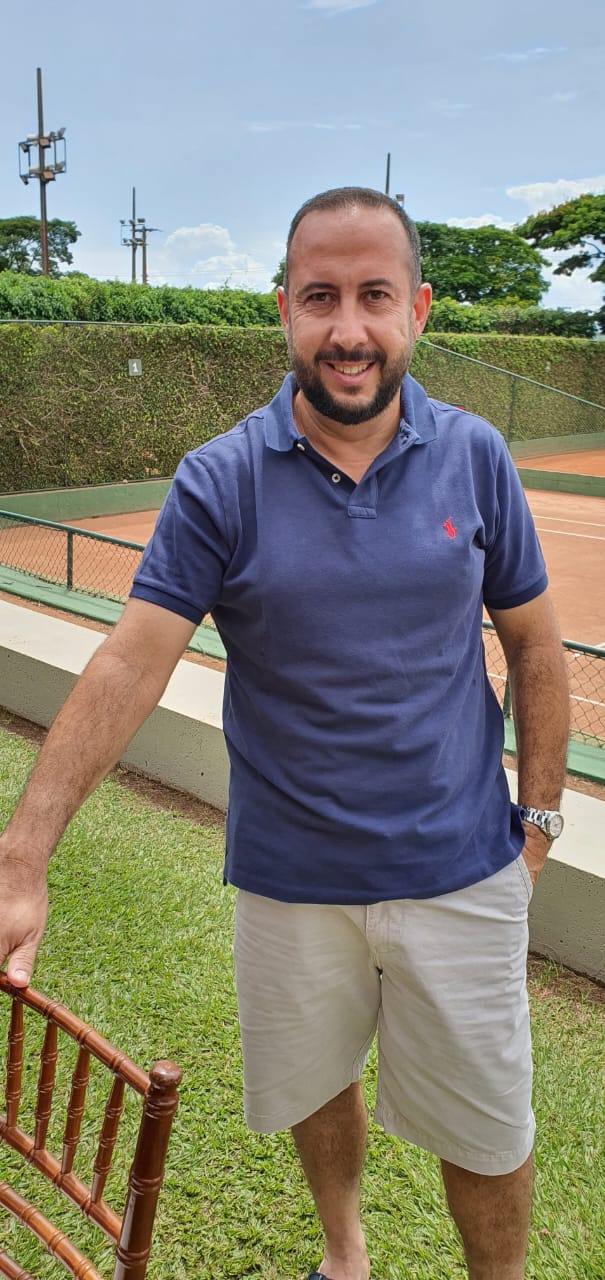 Alexandre  Andrade, o Presidente da Sociedade Hípica  de Orlândia