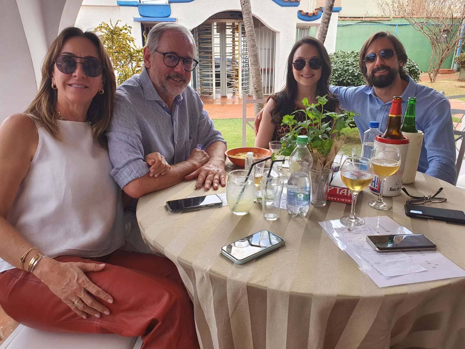 Luciana Sandrin, Jorge  Sandrin, Larissa, Pedro Sandrin