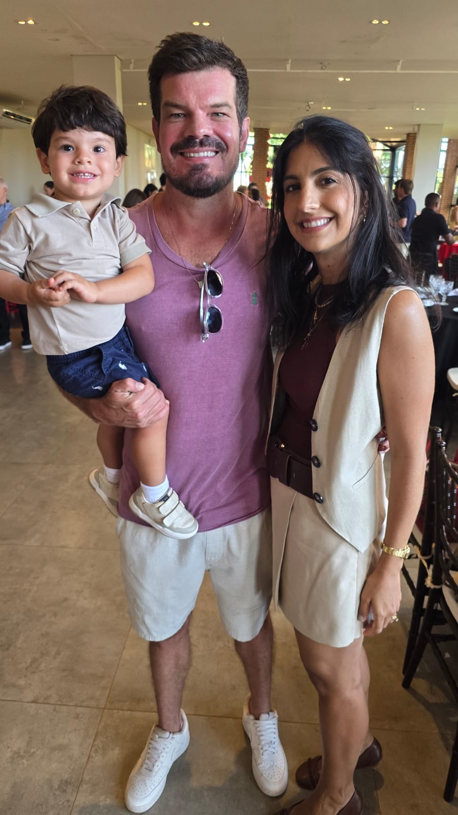 Antônio, Mel e Rubens Caixeta Jorge