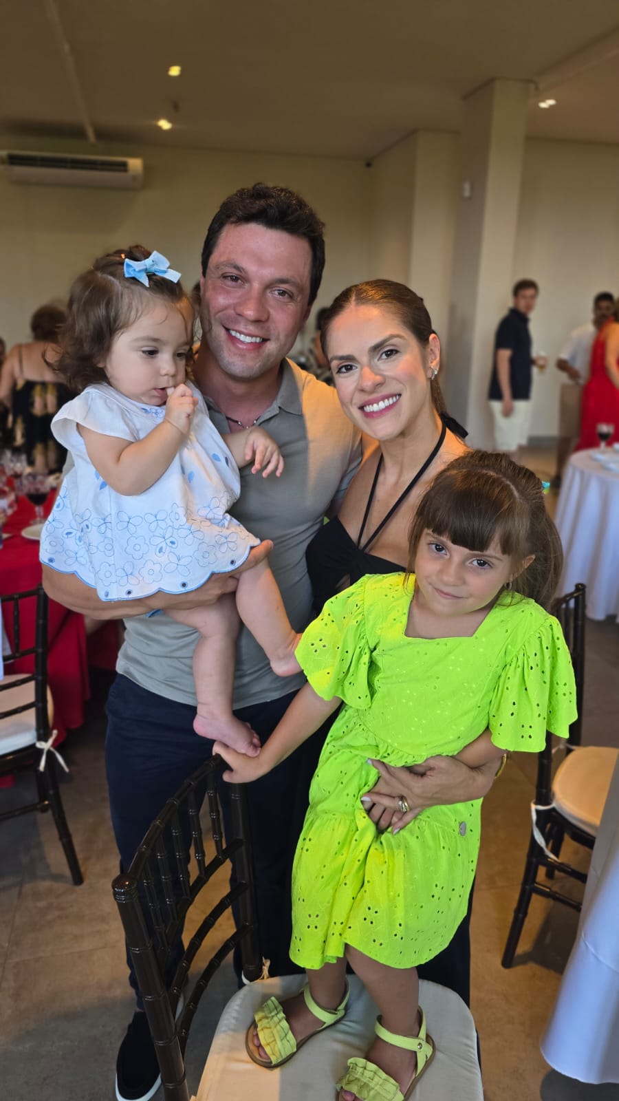 Betina, Helena, Ana Luiza  e Marcos  Gallacho