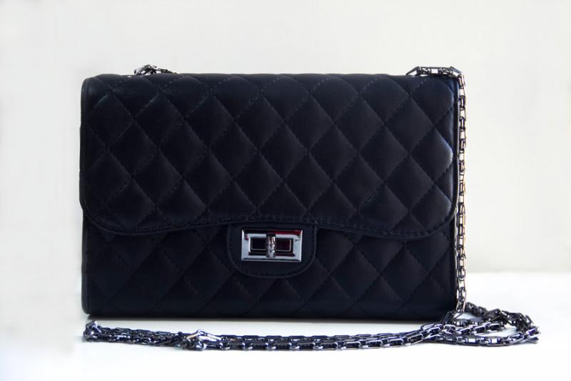 Bolsa em estilo quilted (acolchoado)
