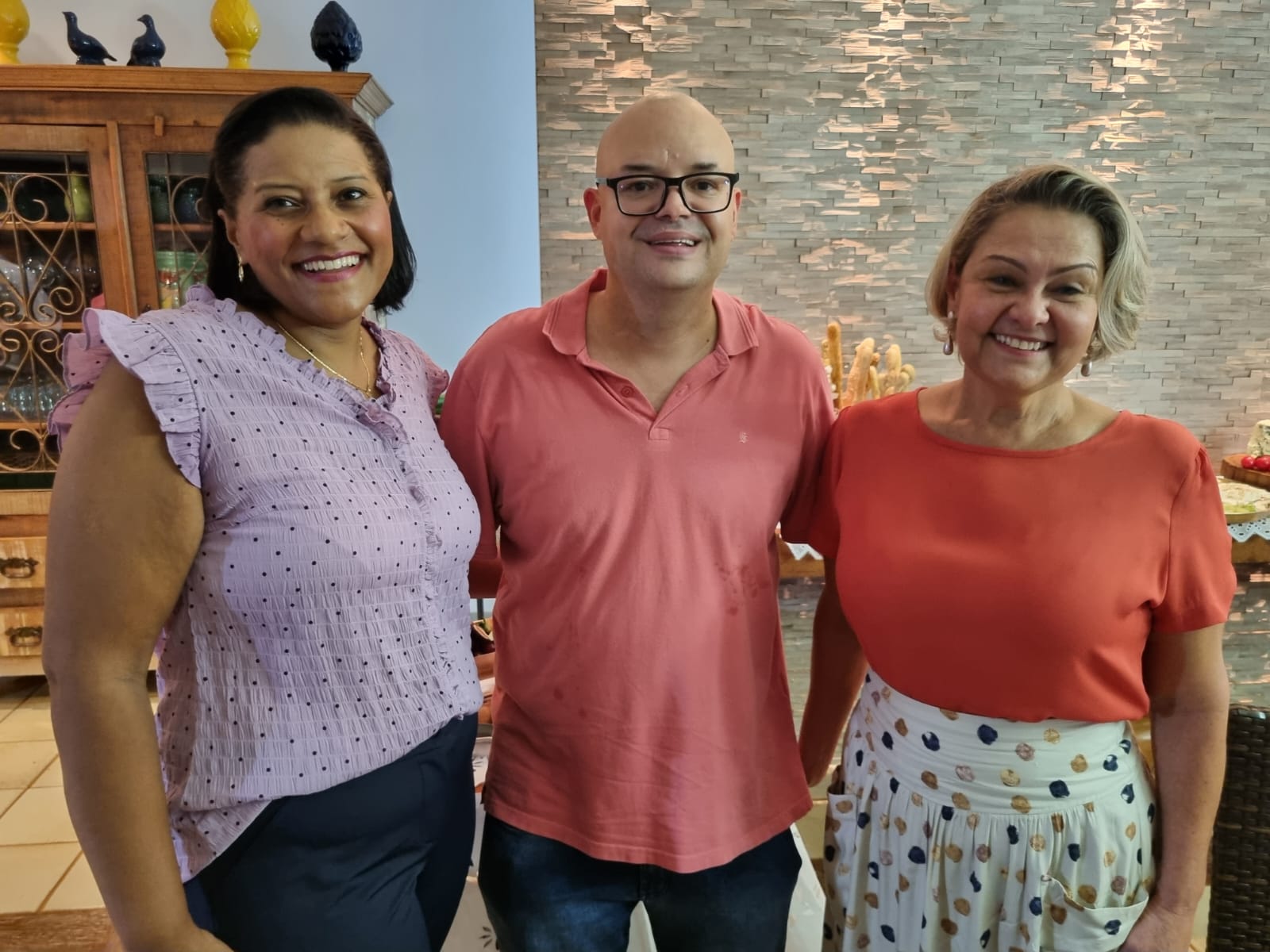 Silmara Silva, Vinicius Machado, Nilva Oliveira
