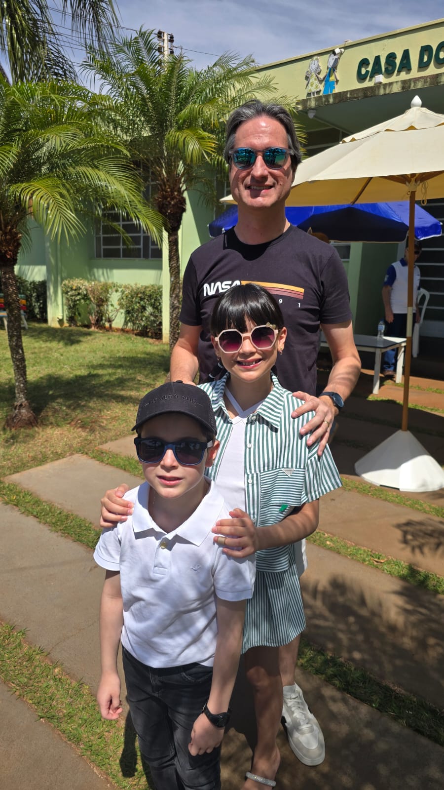 Francisco, Sofia e Alexandre Lopes