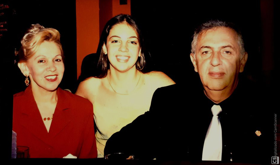 Fátima, Ana Sílvia e Renato Tortorelli Costa