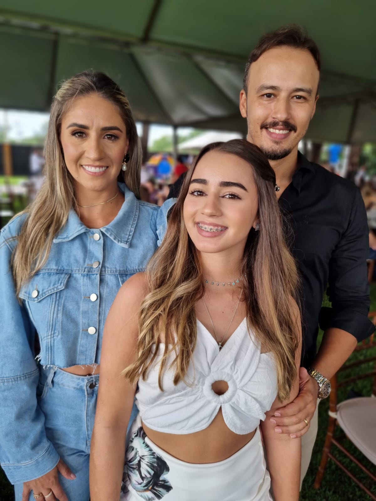 Maria Fernanda,  Miriam  e Riquinho Schmidt