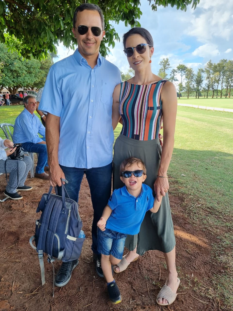 Felipe, Ana e Henry Cardoso