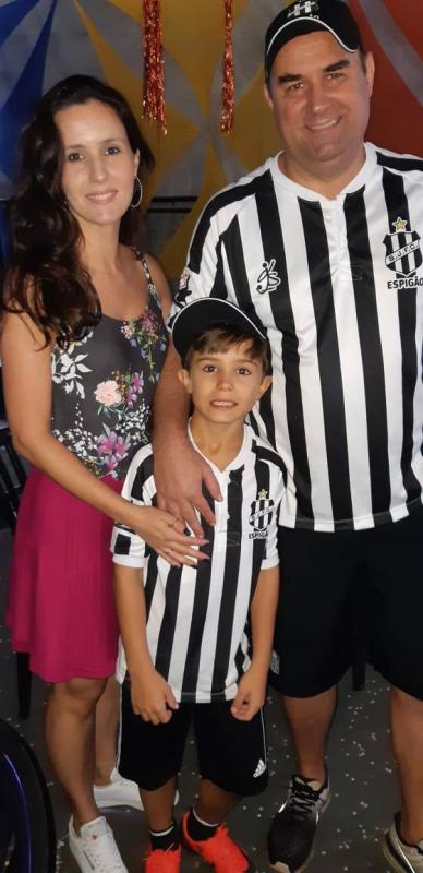 Jorge, Daniela e Júlio César Barbosa