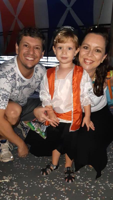 Pedro, Ana Paula e Eduardo Covas