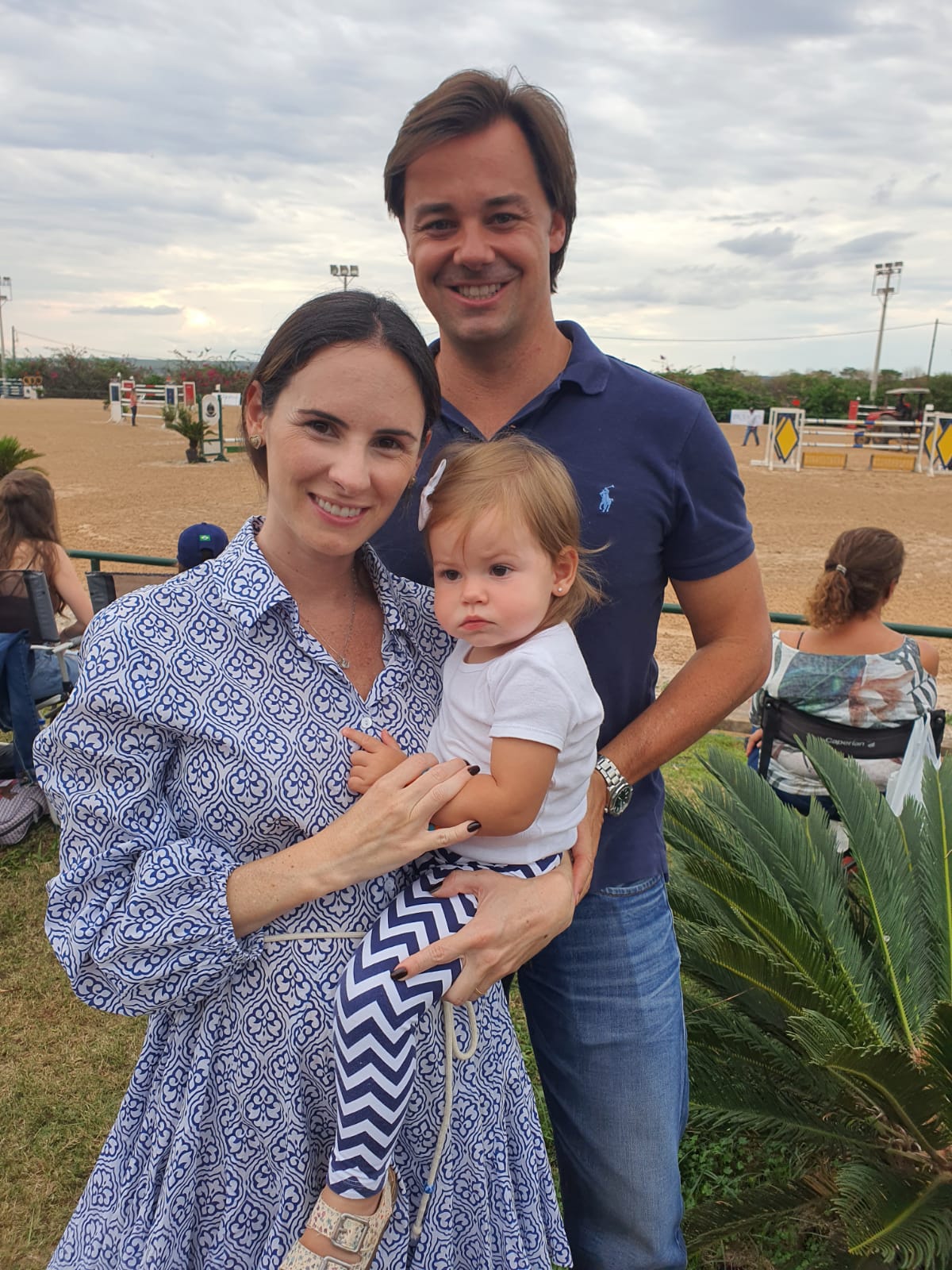 Luiza, Ana Paula e Amaury Prado