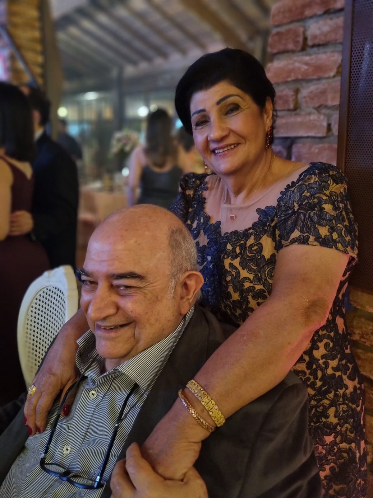 os avós Luiza  e Adel Miguel