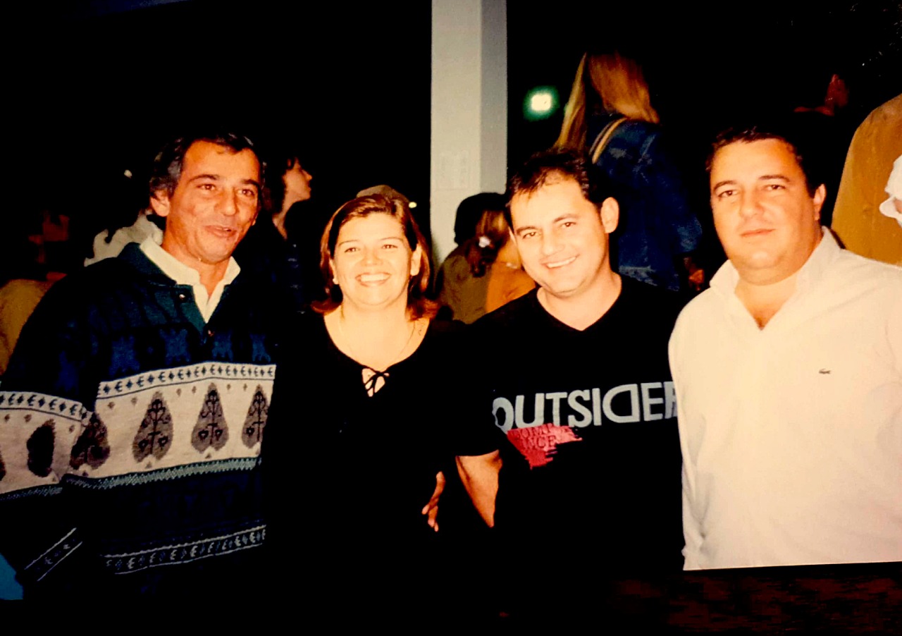 Vânia  e Sérgio  Sadalah,  Aparecido  Marcon,  Marcelo  Marcussi