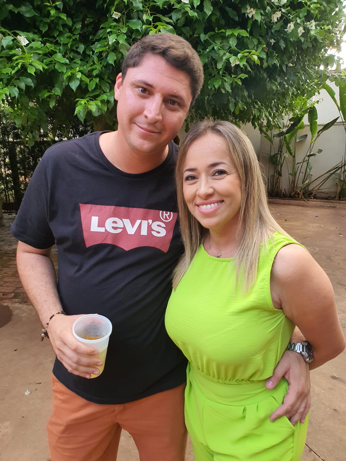 Estefani Carvalho, Tiago Borges
