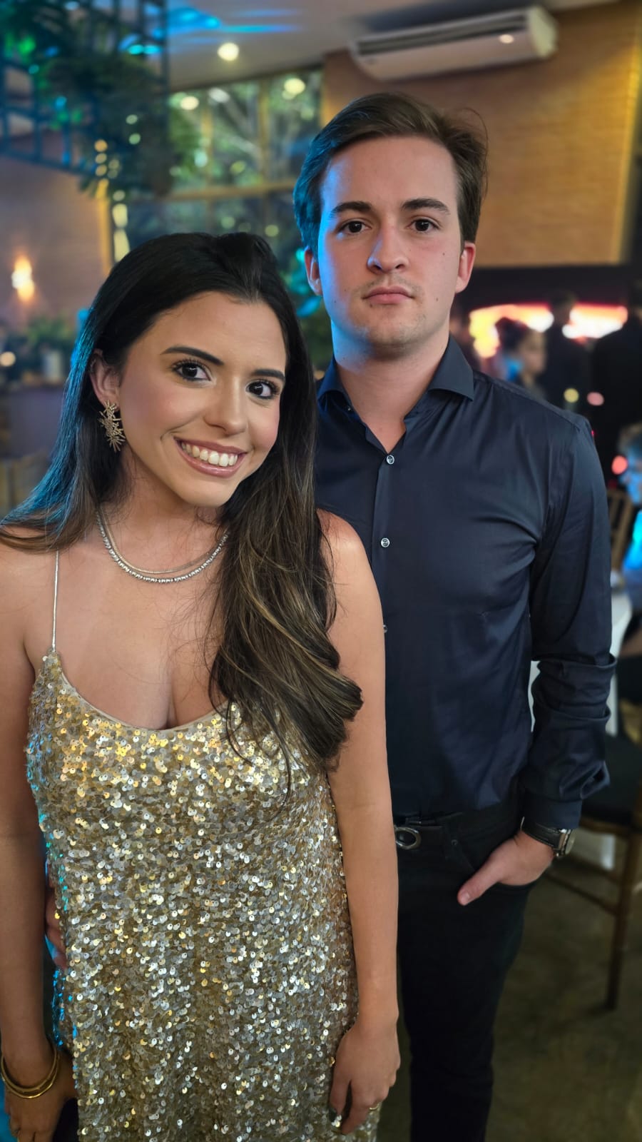 Duda Tavares  e Fábio Ribeiro de Mendonça Pires de Campos