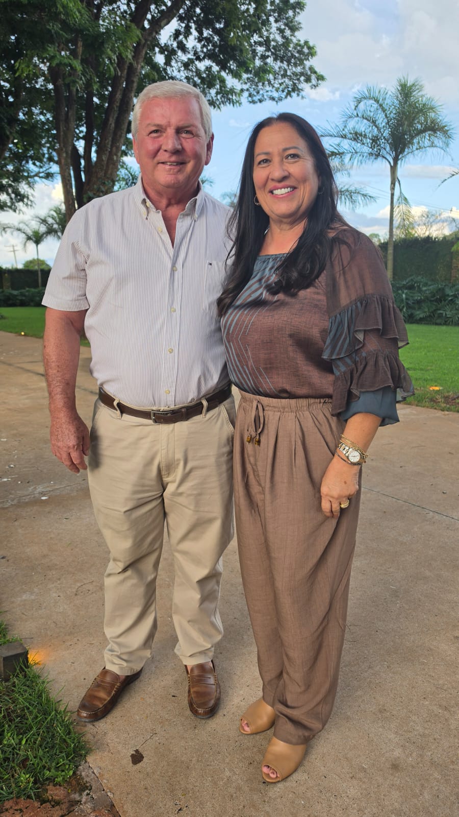 Osvania  e Cláudio  Melon