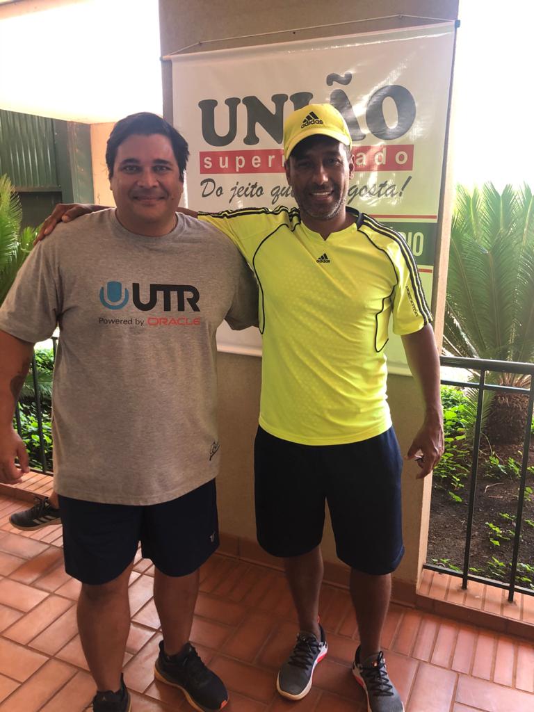 Nenê Costa e Marcelino, técnico da equipe AMT de Belo Horizonte-MG