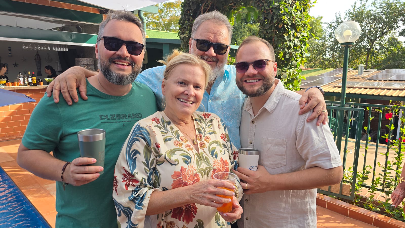 Márcia Mammy , Adilson _Pappy , Gabrie Boldrin l e Daniel  Boldrin