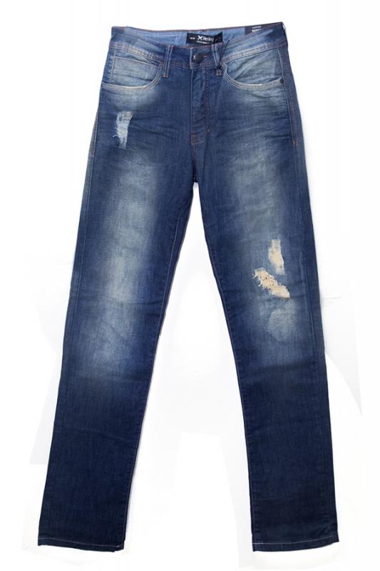 Calça jeans destroyer masculina Hering