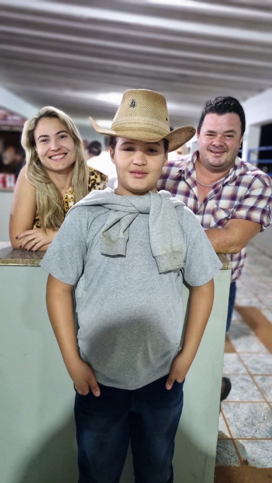 Jamil,  Flávia e Anderson  Cecilio