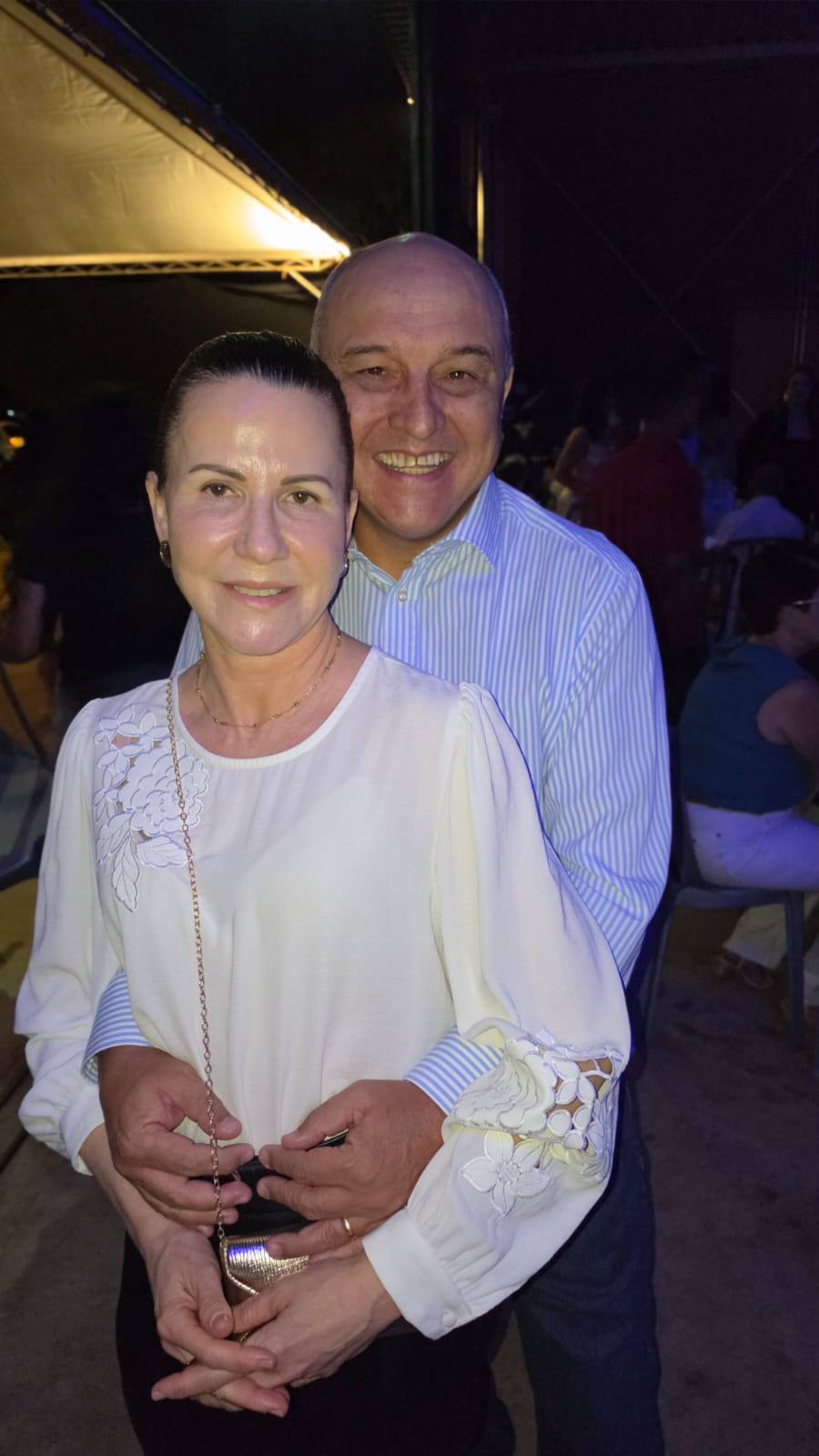 Bia e Marcelo Dezem