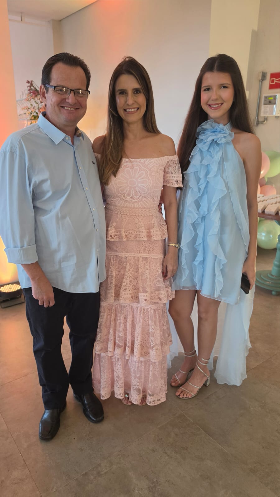 João Guilherme, Tarsia  e Júlia Pinto do Carmo