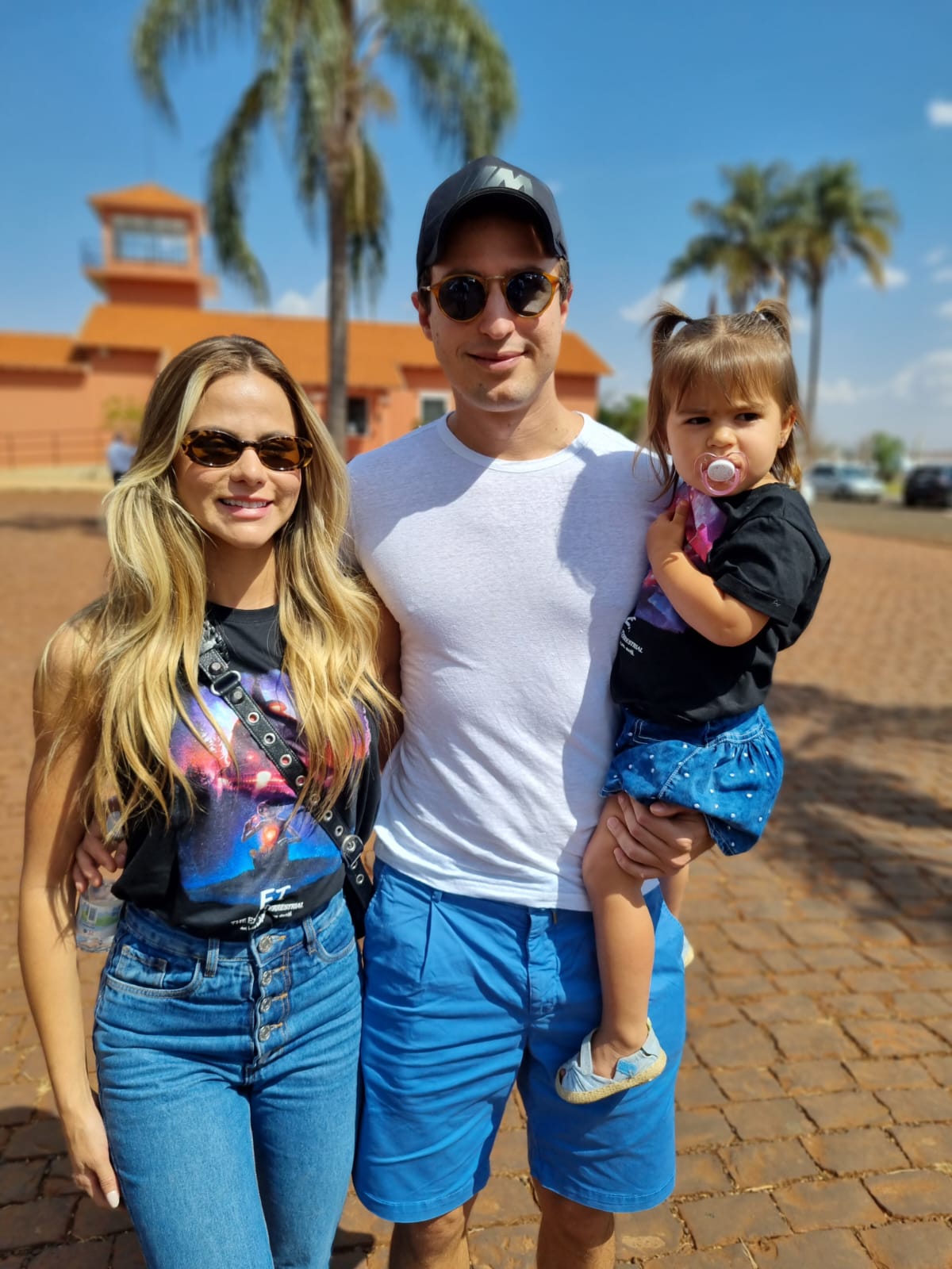 Mariah, Jéssica e Luis Filipe Biagi