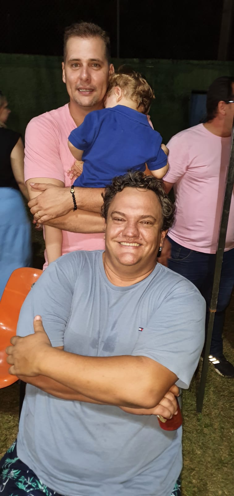 Com seu Heitor, Heitor Bergamo, Rafael Peres Marques