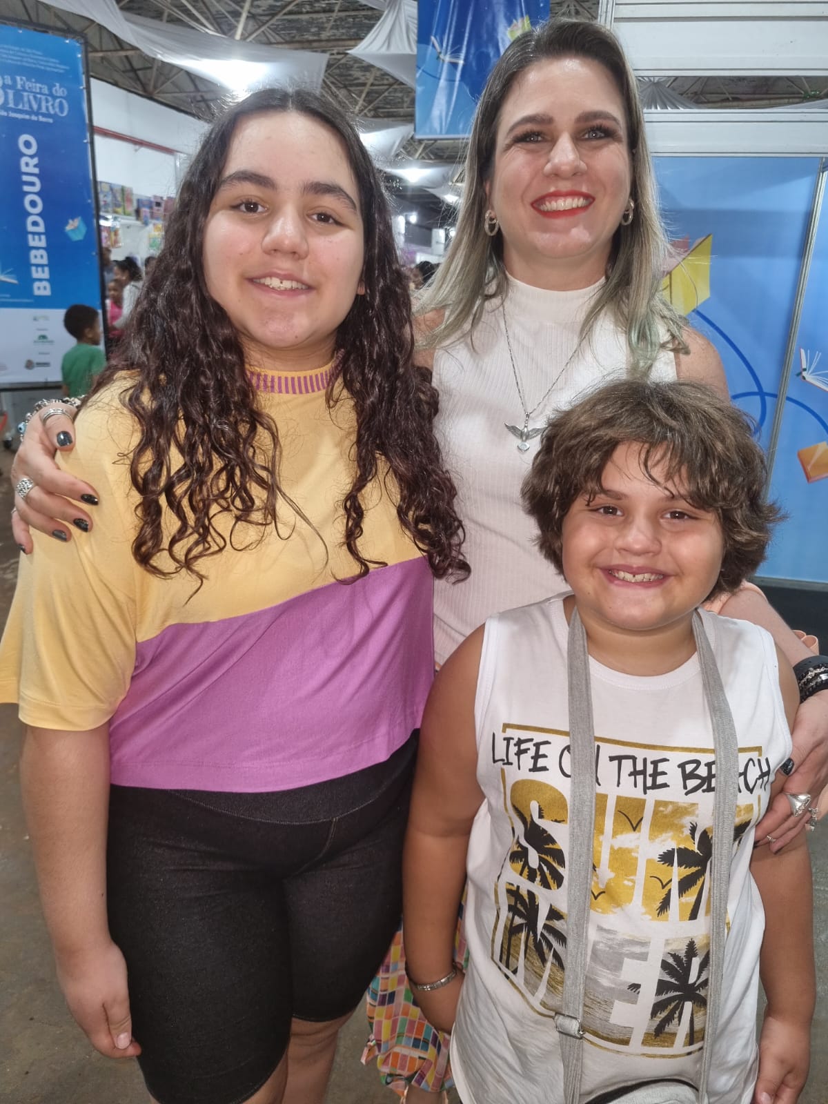 Pedro Lucas, Maria Luiza e Michele Rovanhol