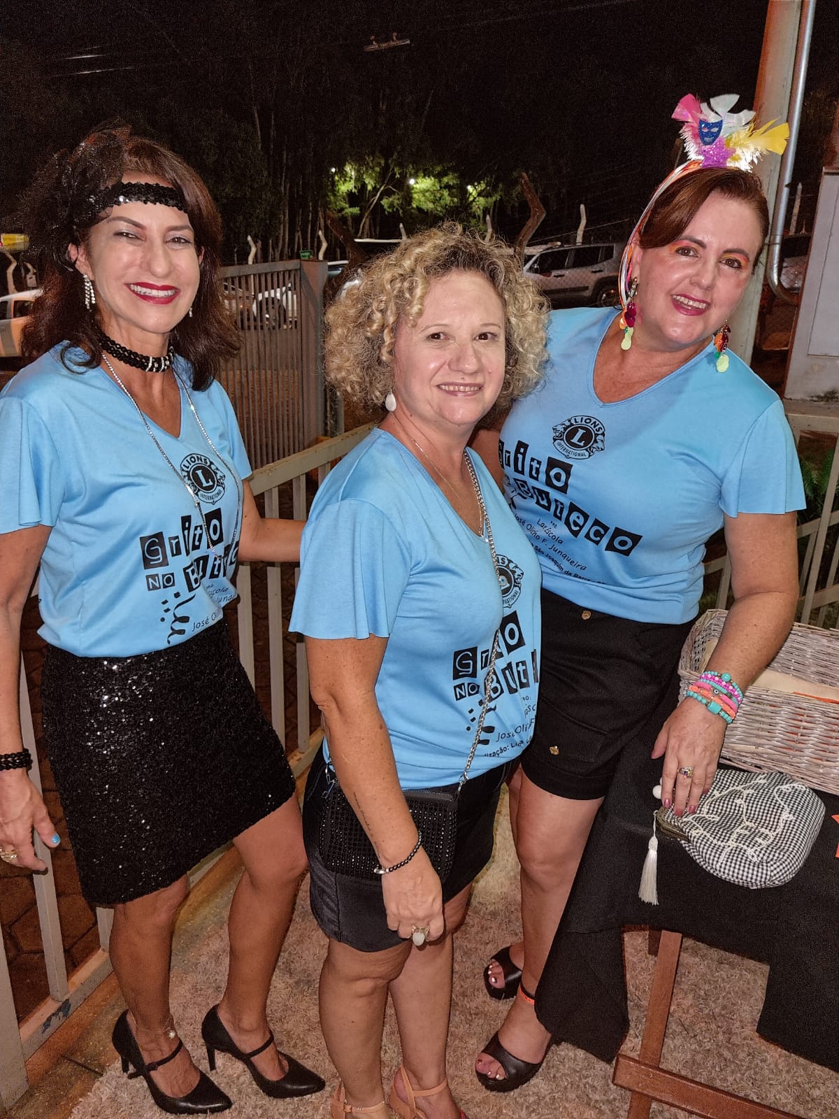 Mariangela Baptistussi, Mara Albino, Cláudia Guerreiro