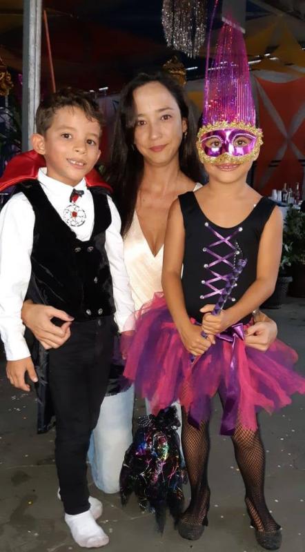 Yuki, Sayuri e Yasmin Hino Rodrigues