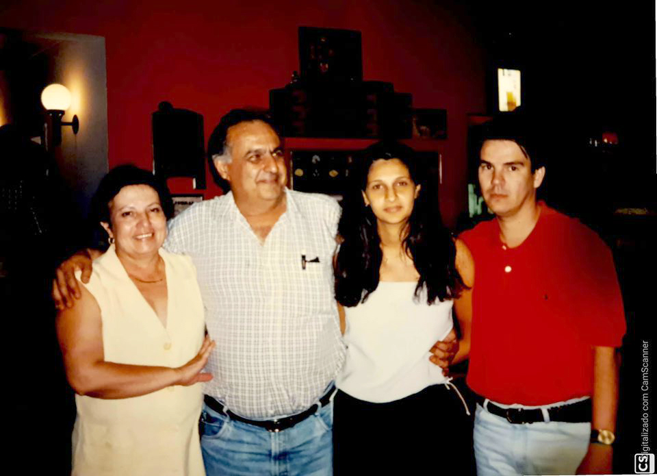 Maria Helena, Pedro Badran, Raquel e Marcos Barbosa